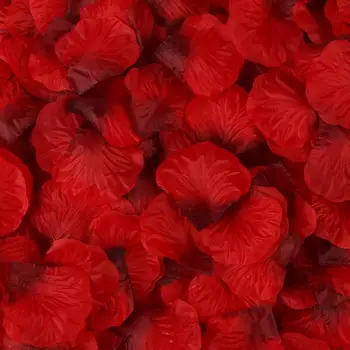 2000 Vienetų Dirbtinių Rožių Žiedlapių Vestuvių Vertus Laistymo Gėlės Vestuvių Kambario Dekoravimas Vestuvių Ceremonijos Scena Išdėstymas