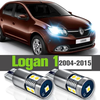 2x LED Stovėjimo Šviesos Priedai Patvirtinimo Lempa Renault Logan 1 2004 2005 2006 2007 2008 2009 2010 2011 2012 2013 2014 2015
