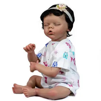 49cm Minkšto Silikono Realus Modeliavimas Kūdikių Lėlės Lankstus Galūnių Mielas Kompanionas Žaislų Kolekcijos Lėlės Kalėdų Dovanos Vaikams