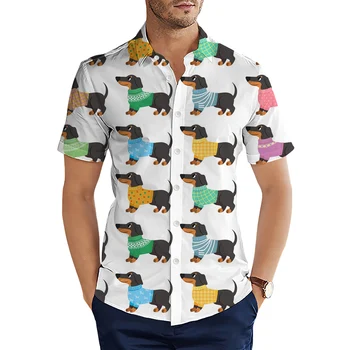 CLOOCL Mados vyriški Marškiniai Juokinga Takso 3D Atspausdintas Atsitiktinis Marškinėliai Vasaros trumpomis Rankovėmis Viršūnes Vyras Drabužių Camisas Dropshipping