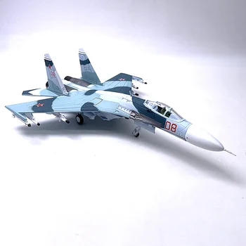 Diecast Lydinio, 1:100 Masto Su 27 Sparno Kovotojas Modelio Rusijos Karinių Oro Pajėgų Statinio Modeliavimo Produktas, Orlaivių, Lėktuvų Modeliai