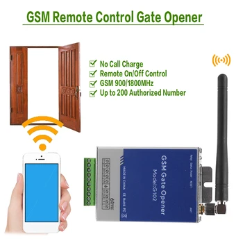 G102 GSM Vartų Atidarymo Rėlę Įjungti Belaidžio Nuotolinio Valdymo Durys Prieigos Judriojo Telefono Nuotolinio WiFi Valdytojas, Protingo Namo Garažas