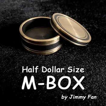 M-BOX Jimmy Ventiliatorius (Pusė Dolerio Dydis) Magija Gudrybės Moneta Atrodo Išnykti Magia Magas Arti Iliuzijų Gudrybė Rekvizitai Mentalism