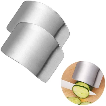 Nerūdijančio Plieno Pirštų Raštas Daržovių Smulkinimo Handguard Anti-sumažinti Rankos Piršto Guard, Virtuvė, Mini Virtuvės Peilis Accessories