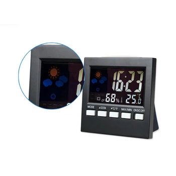Patalpų Kambarys, LCD Elektroninių Temperatūros Drėgmės Matuoklis Skaitmeninis Termometras su Drėgmėmačiu Oras Stotis Žadintuvas